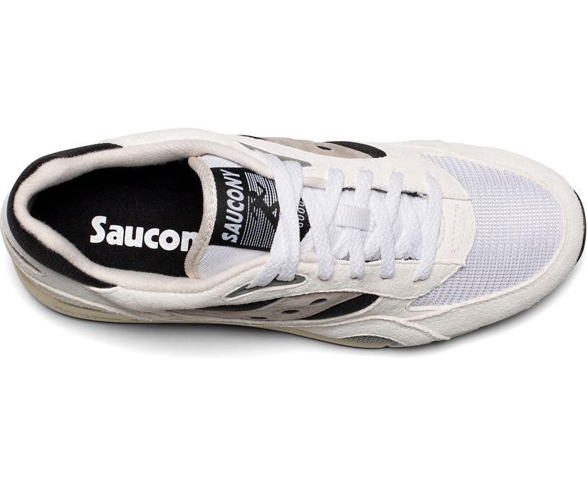 Saucony Shadow 6000 Women's Originals White / Black / Grey | Canada 065DFMN